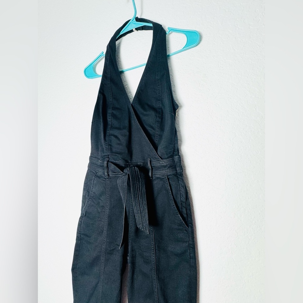 Mother The Halter Doozy Jumpsuit Black 26 Not Guilty EXCELLENT - Picture 7 of 16